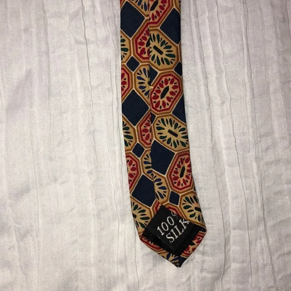 Stafford Silk Stunning Red Gold Navy Green Black Royal Blue Light Brown Tie